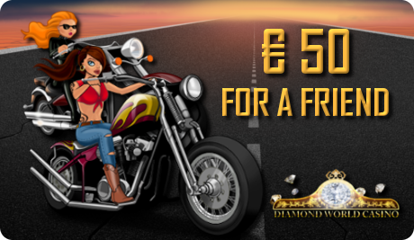 Refer a friend bonus - DiamondWorldCasino