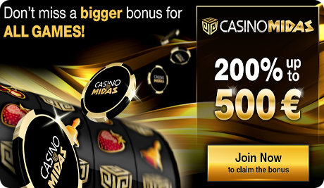 Welcome Bonus - CasinoMidas